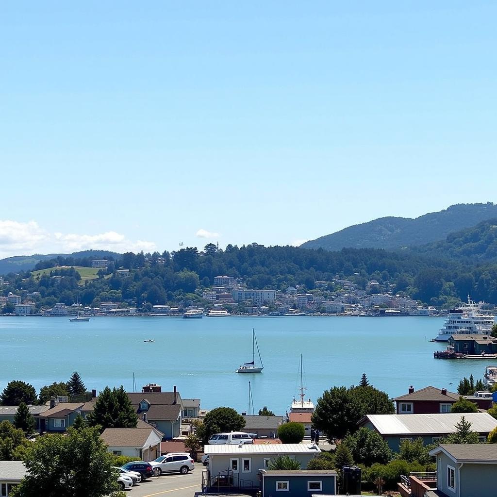 Sausalito waterfront live cam view