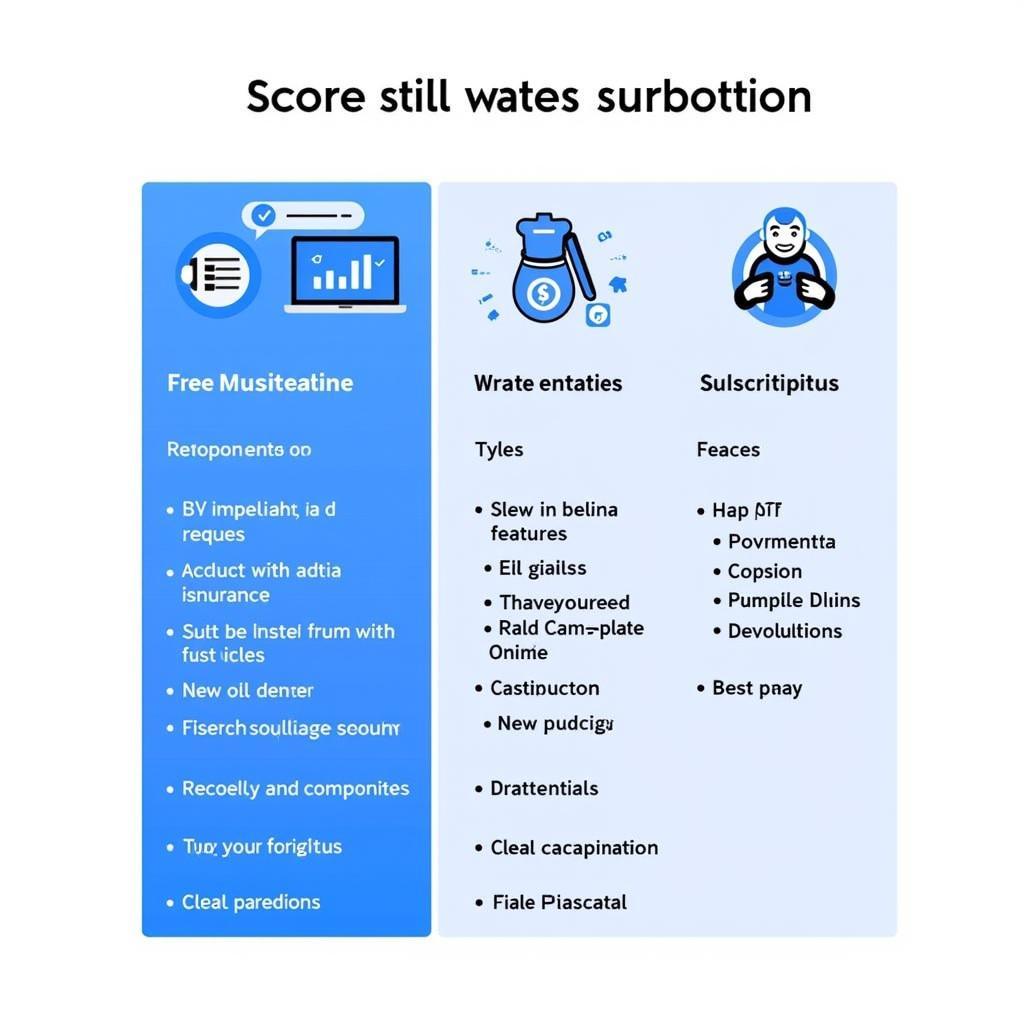 Score Blue Subscription Options