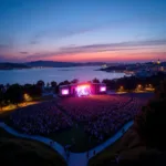 Breathtaking view of a concert at Sea Terrace Park