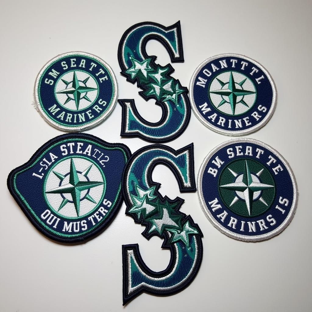 Seattle Mariners Logo Patches