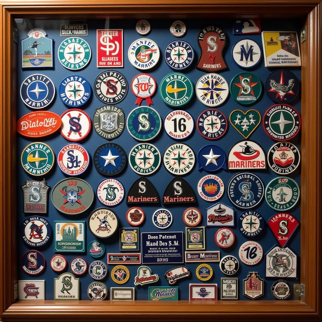 A Diverse Collection of Seattle Mariners Patches