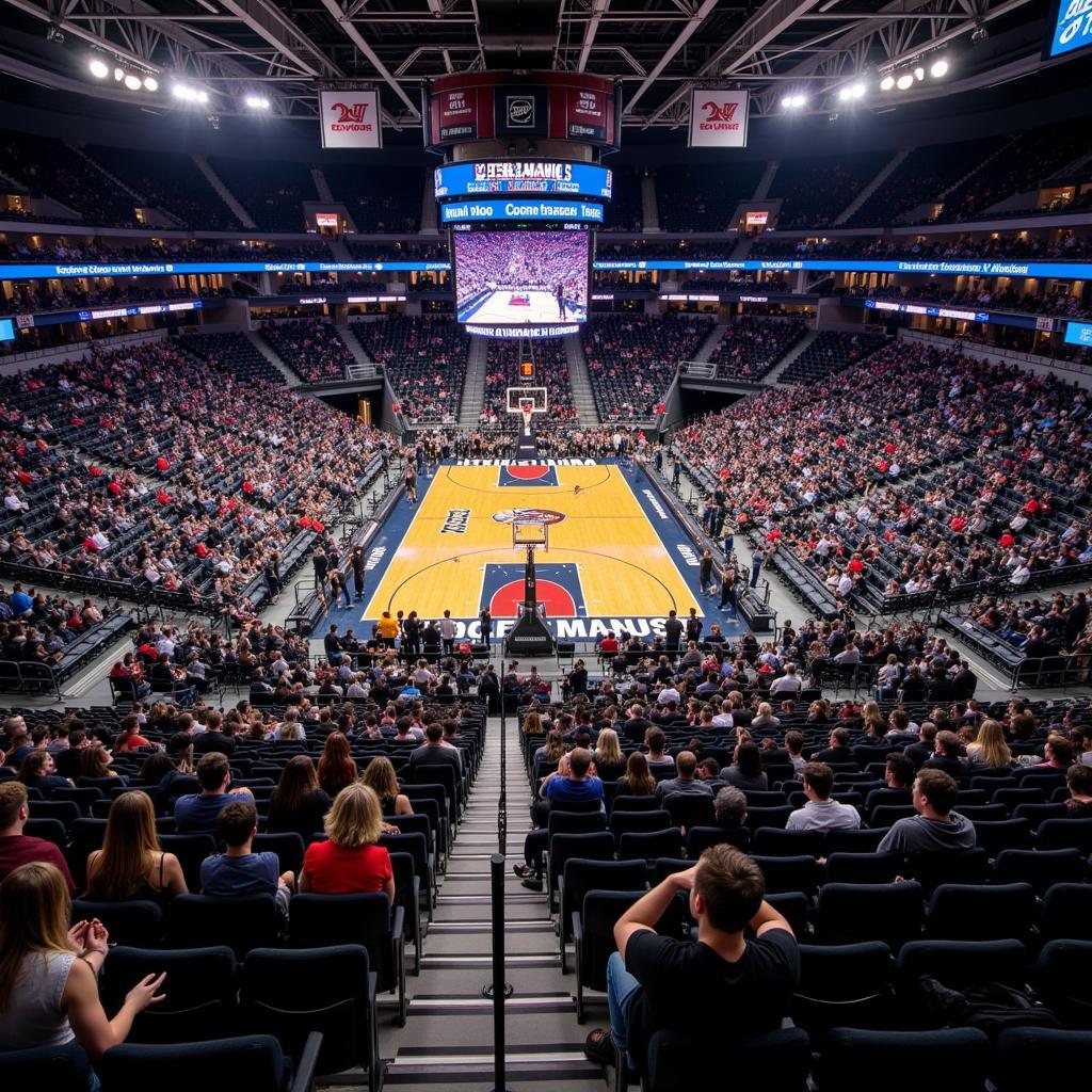 View from Section 224 at State Farm Arena