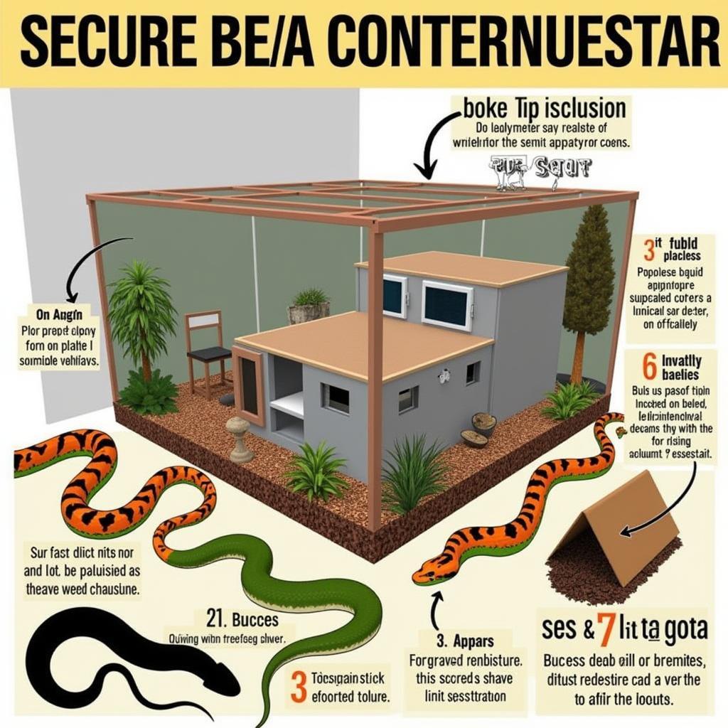 Secure Boa Constrictor Enclosure