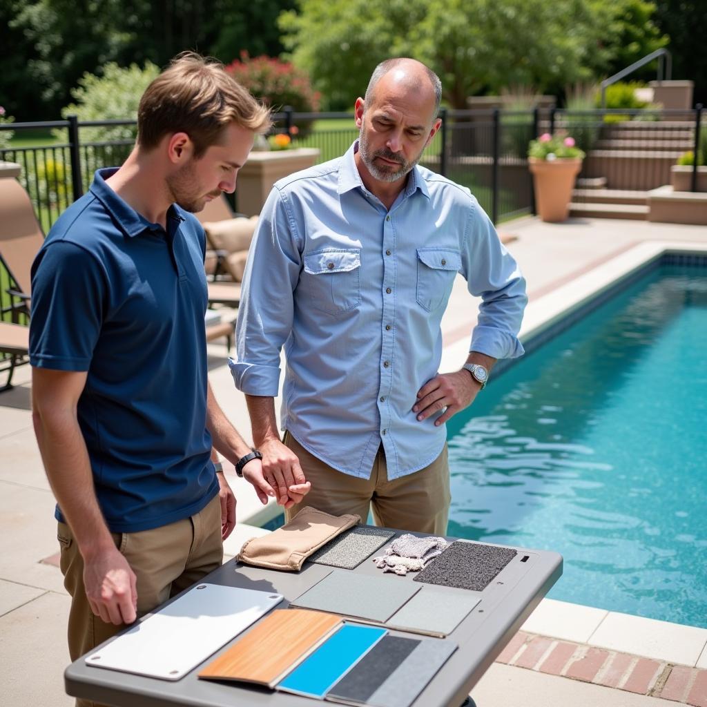 Selecting swimming pool rail covers