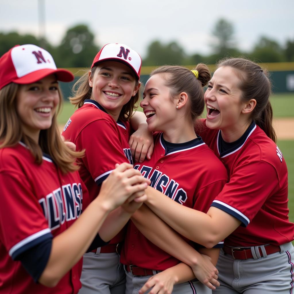 SENBL players celebrating a victory