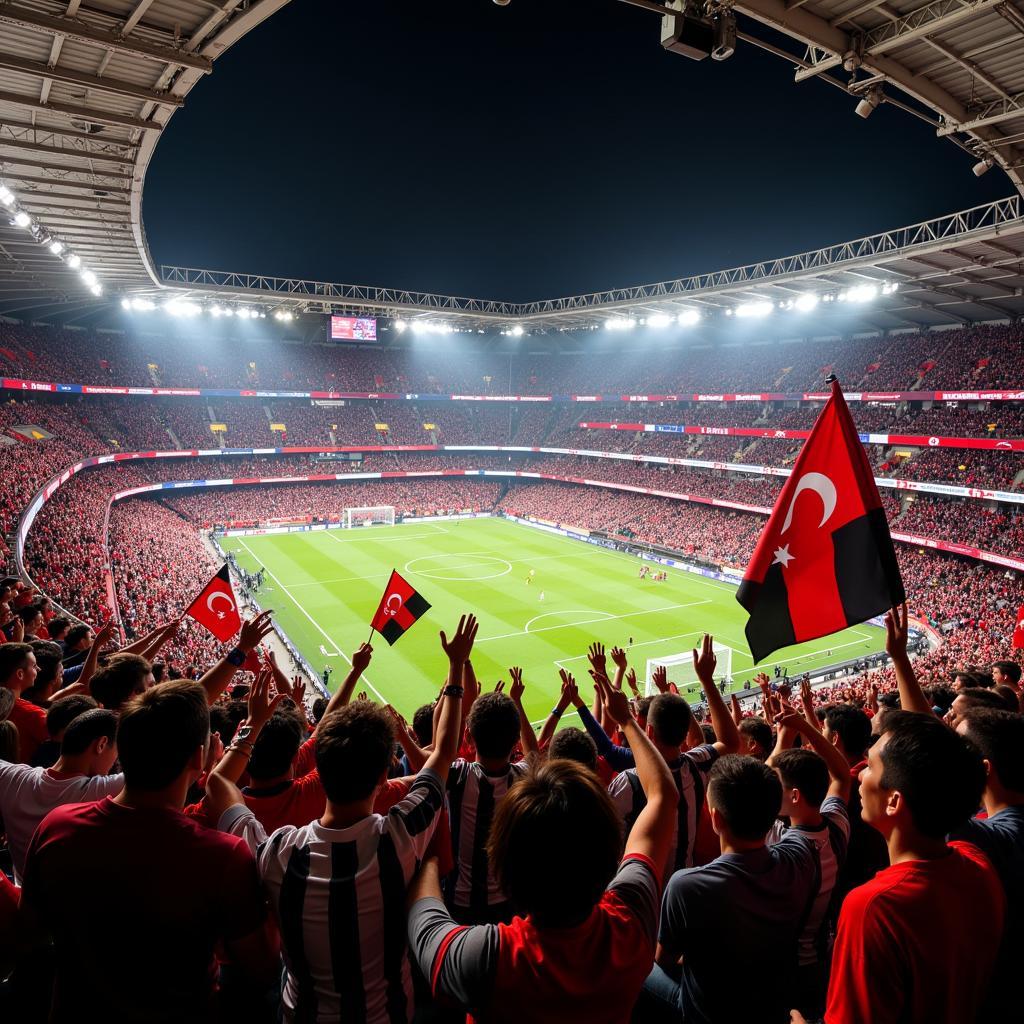 Besiktas Fans Celebrating in September