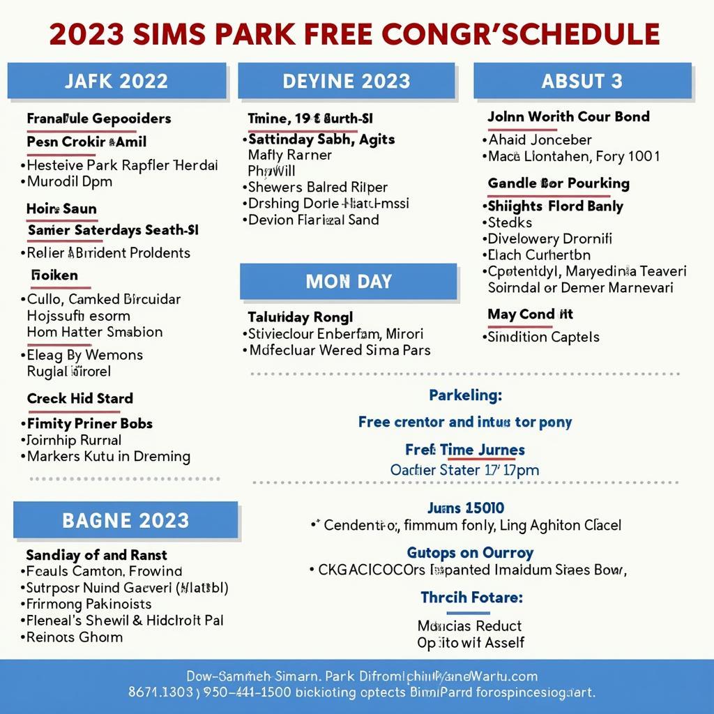 Sims Park Free Concert Schedule 2023