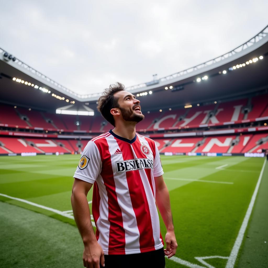 Skyler Ryan Parsons visiting Vodafone Park