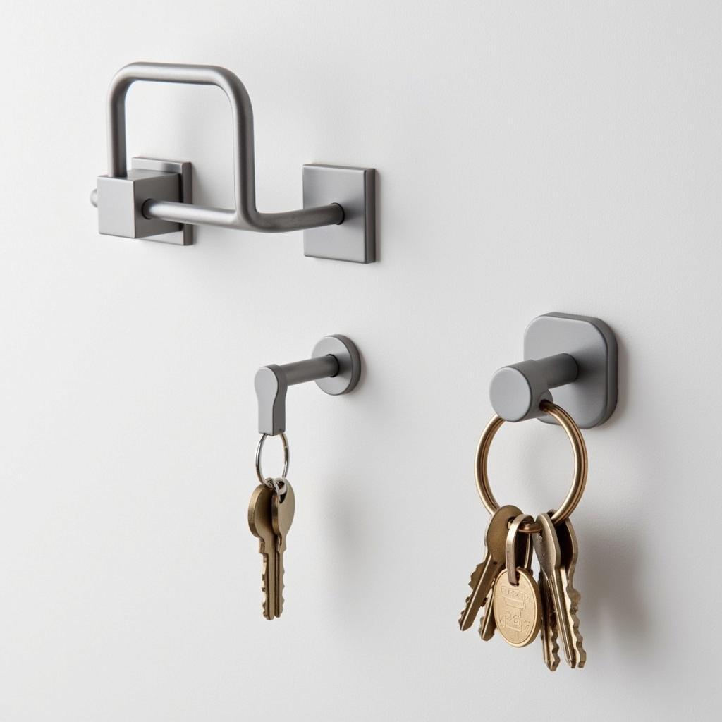 Space-Saving Key Holders for Small Bathrooms