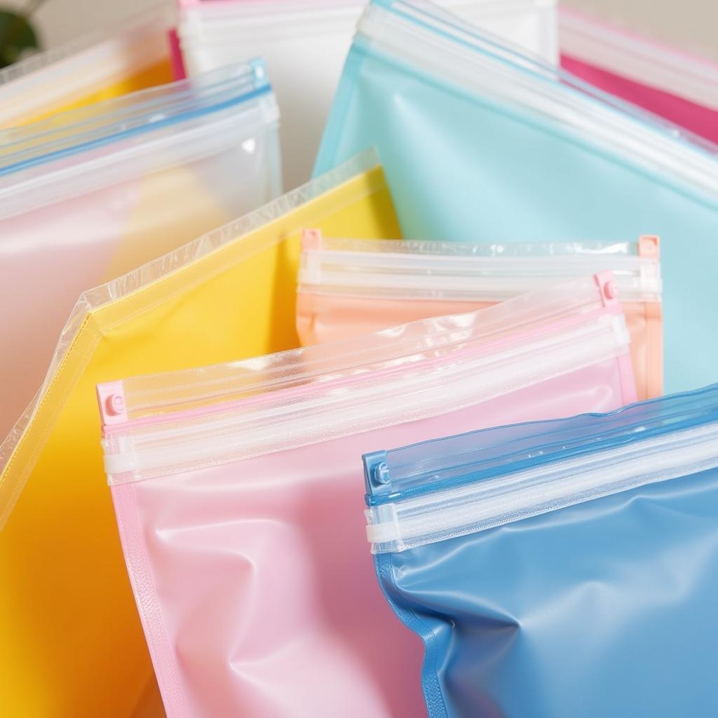 Variety of Soft Plastic Storage Bags