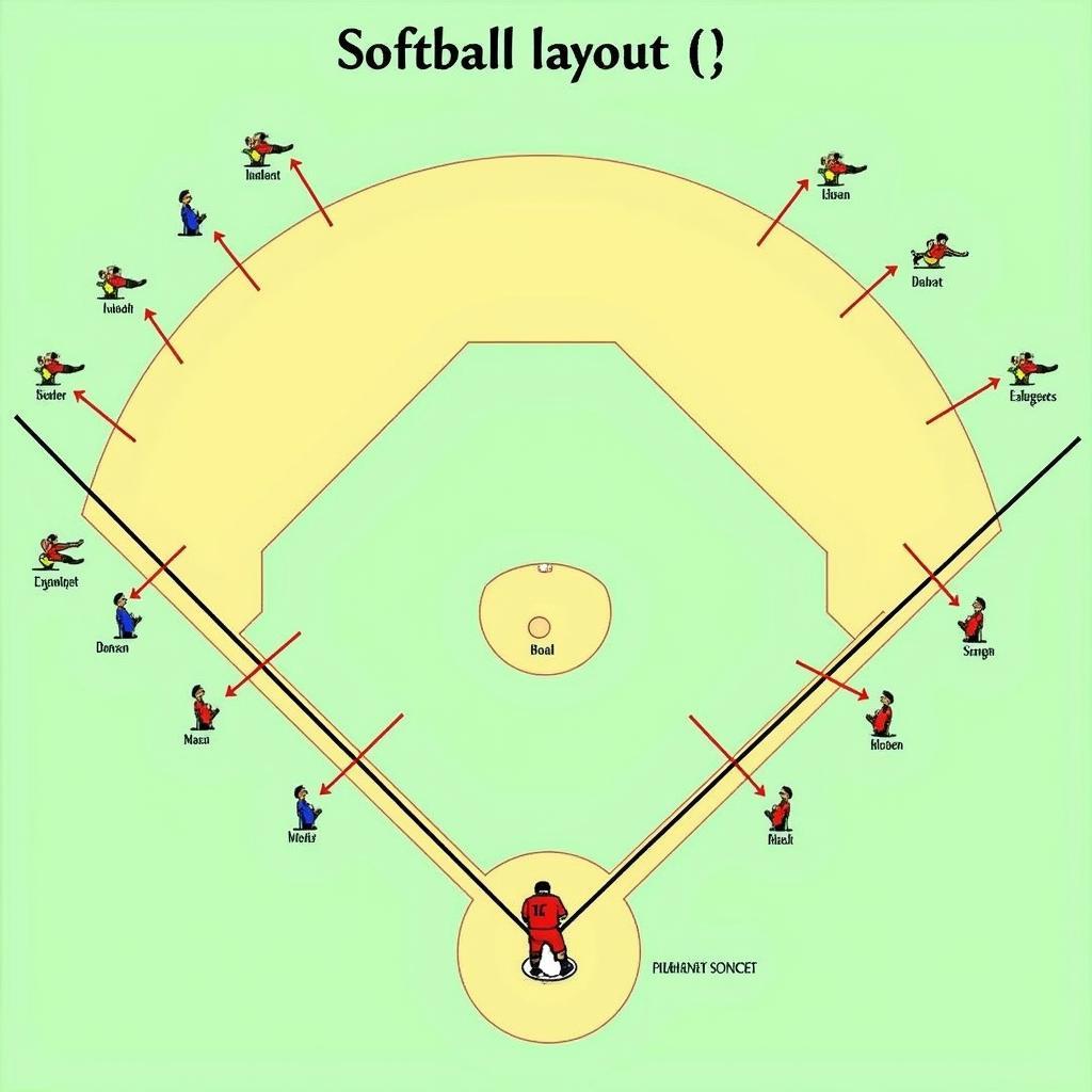 Softball Field Positions Diagram