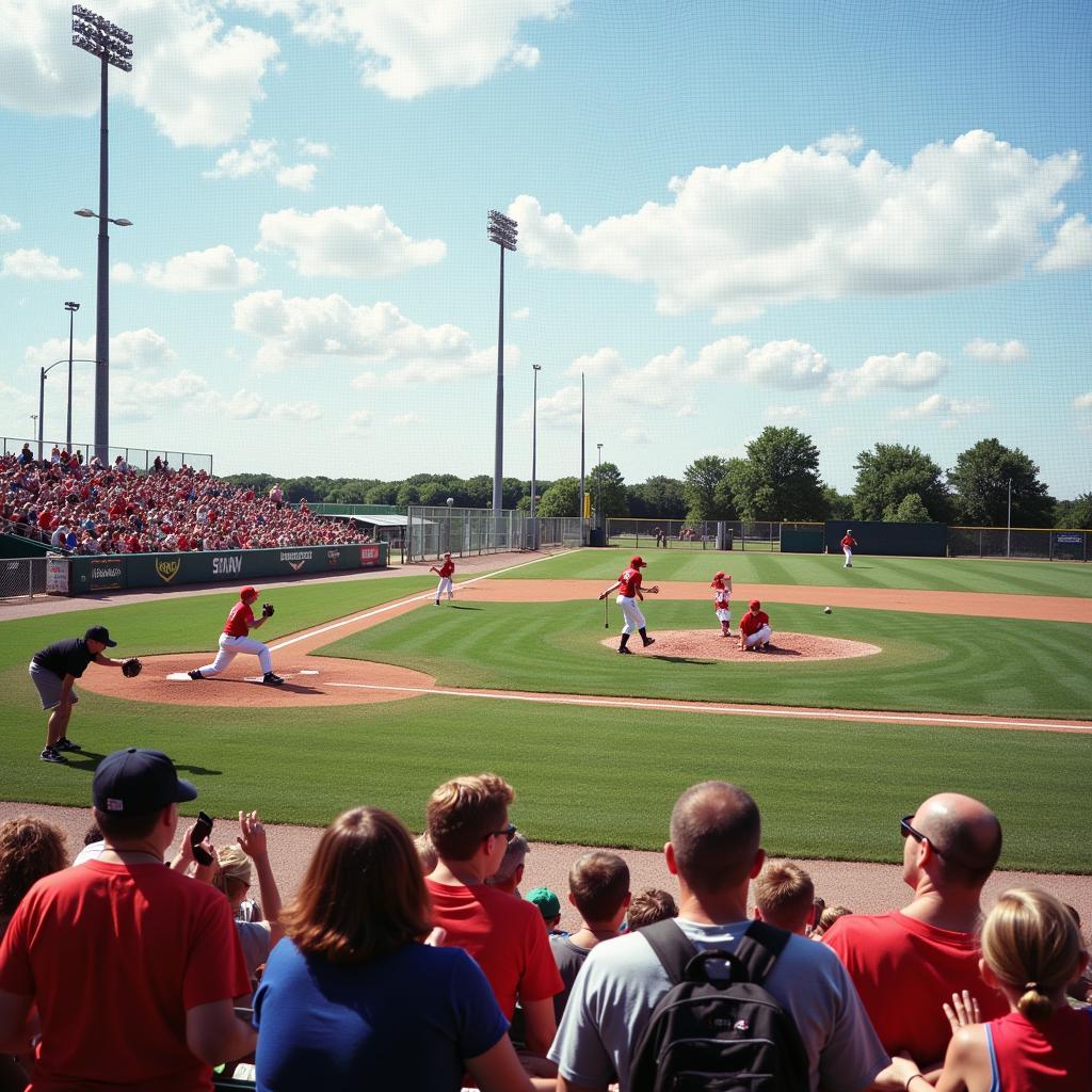 Southeast Nebraska Baseball League game action