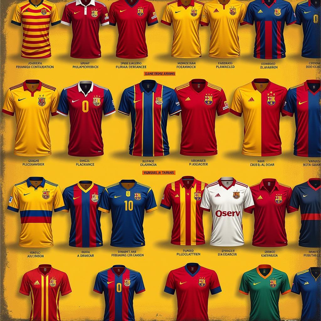 The Evolution of Spanish Club Shirt Designs