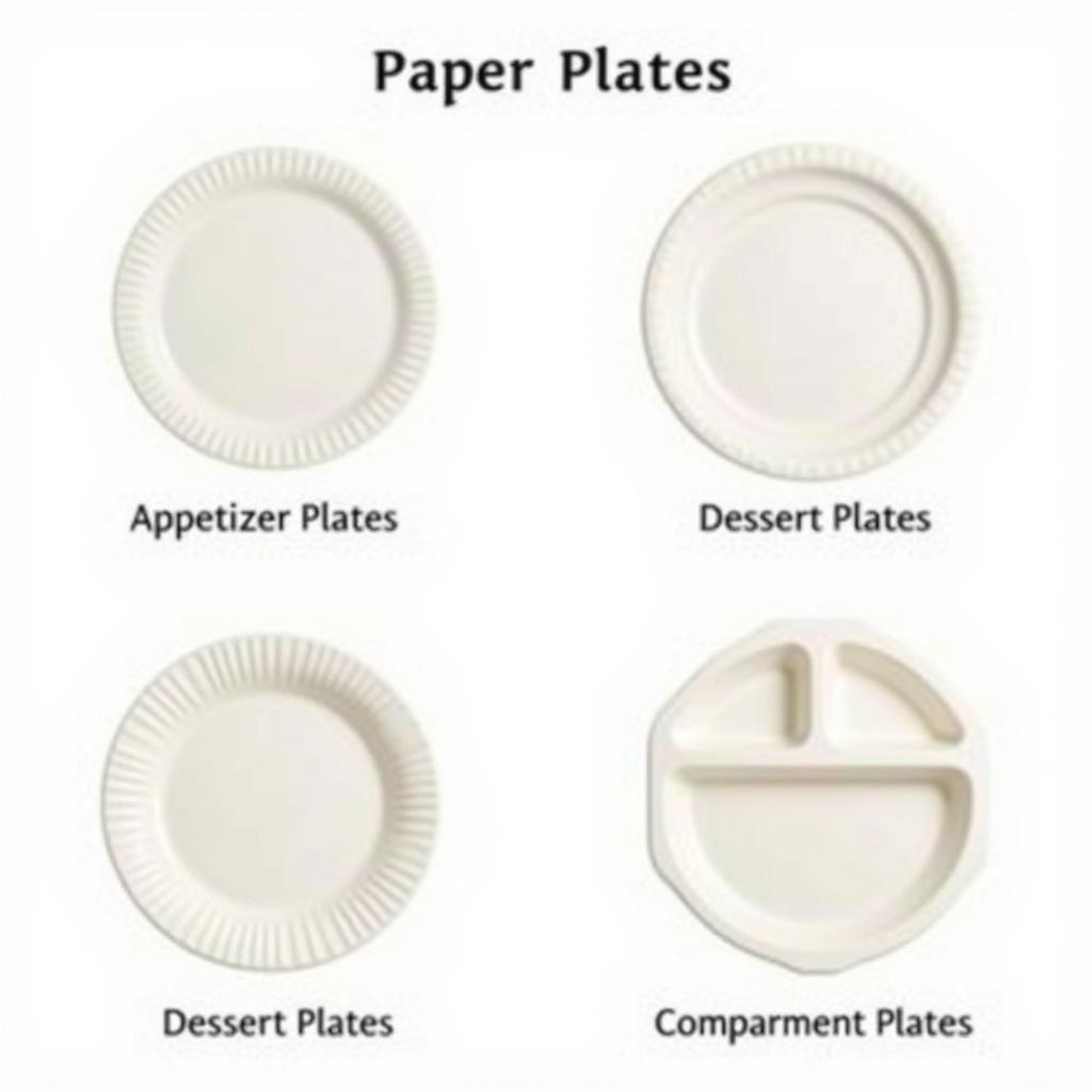 Specialty Paper Plate Sizes and Their Uses