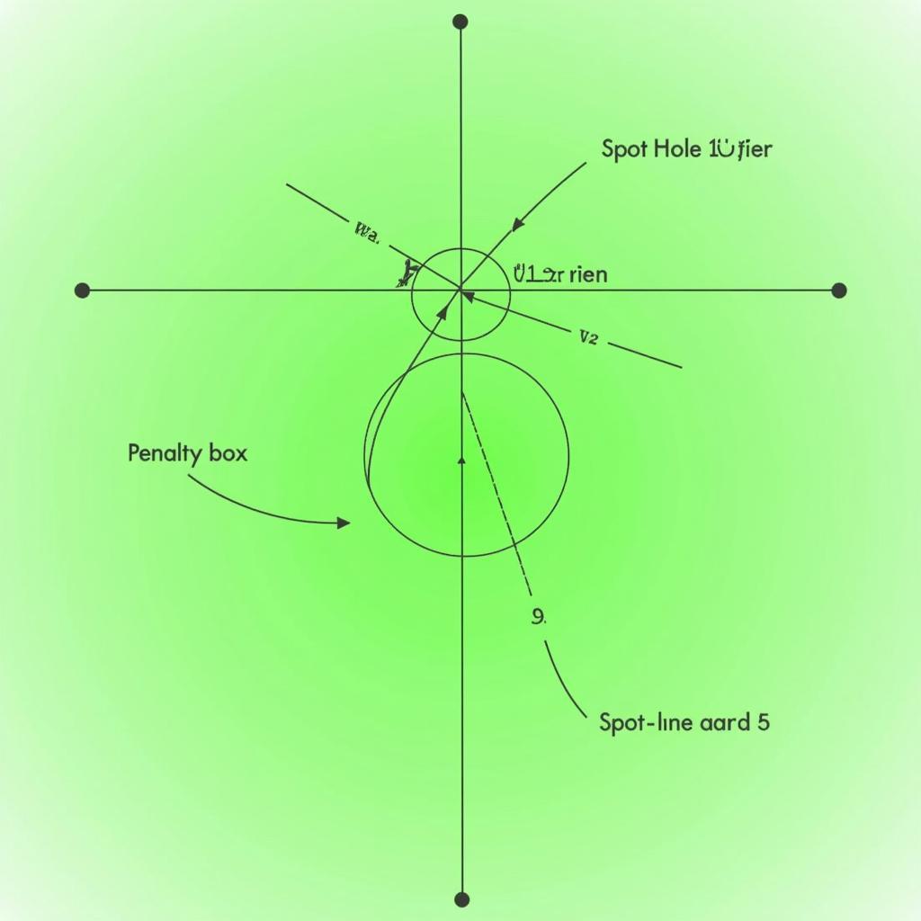 Diagram of the Spot Hole Corner Angle in Football