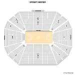 Sprint Center seating chart overview