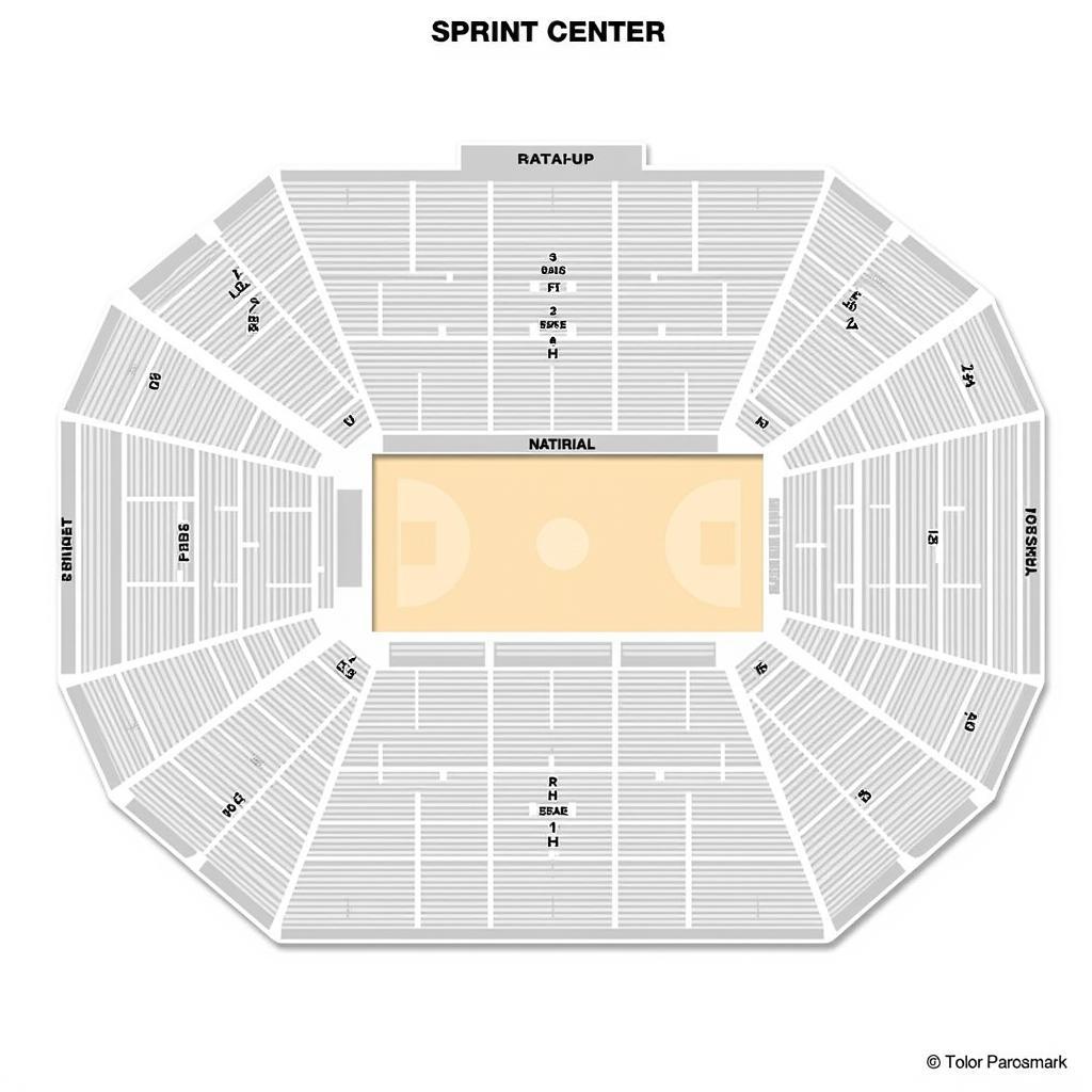 Sprint Center seating chart overview