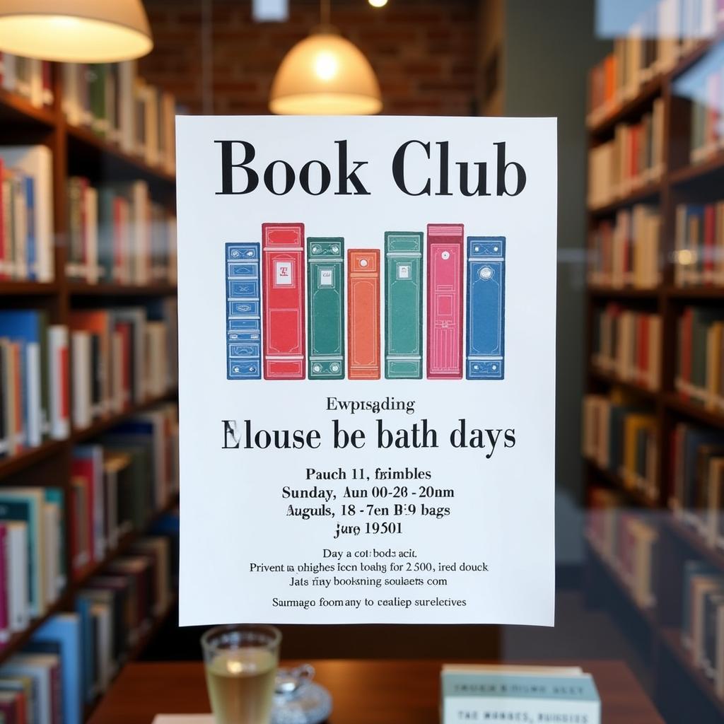 St. Louis Bookstore Book Club Flyer