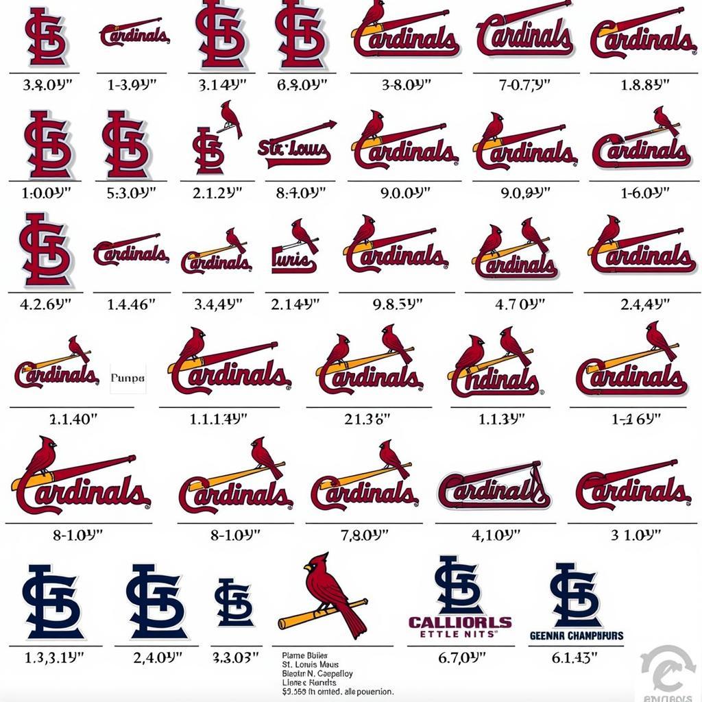 St. Louis Cardinals Car Decal Variety