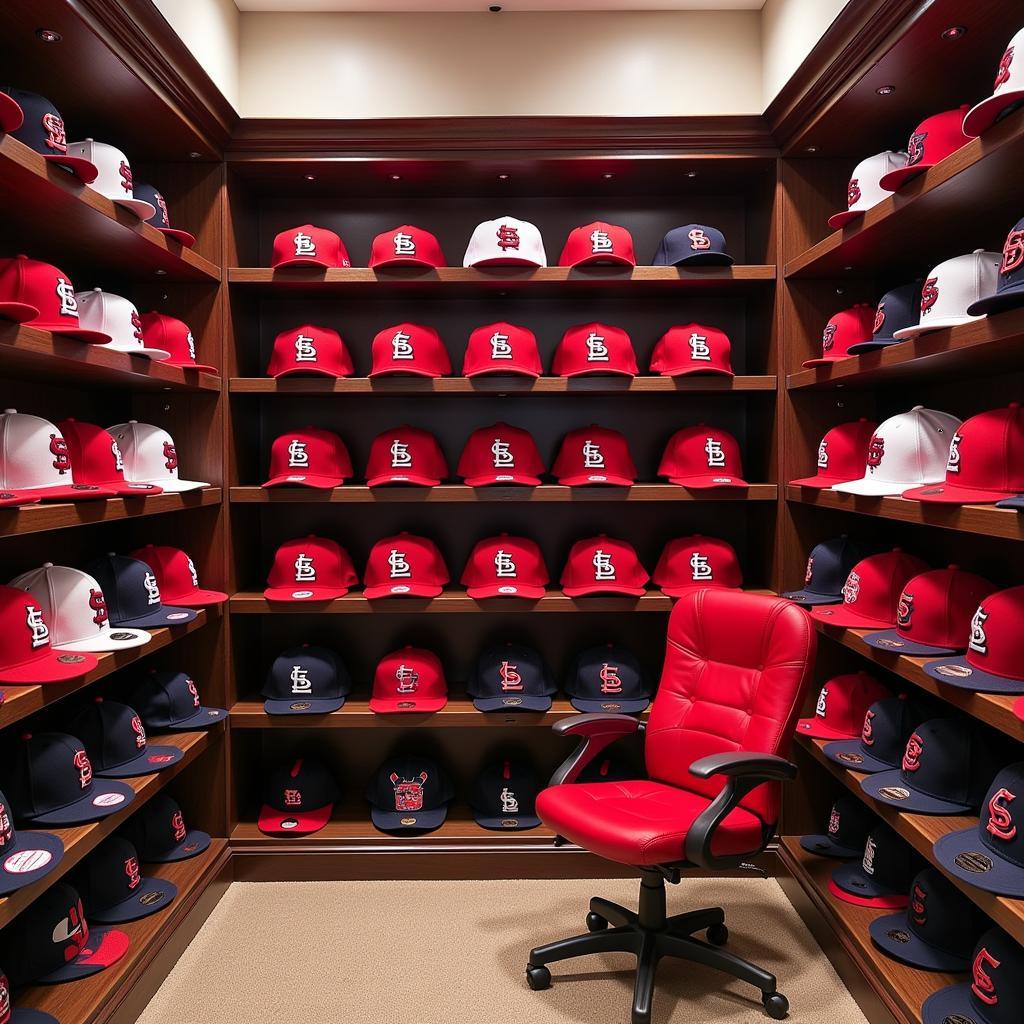 St. Louis Cardinals Fitted Hat Display