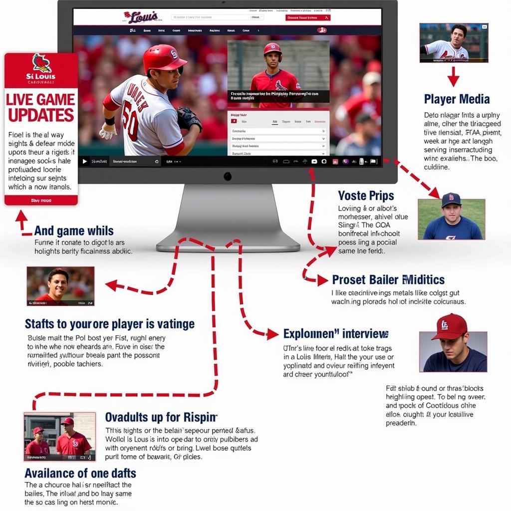 St. Louis Cardinals Website Interactive Features