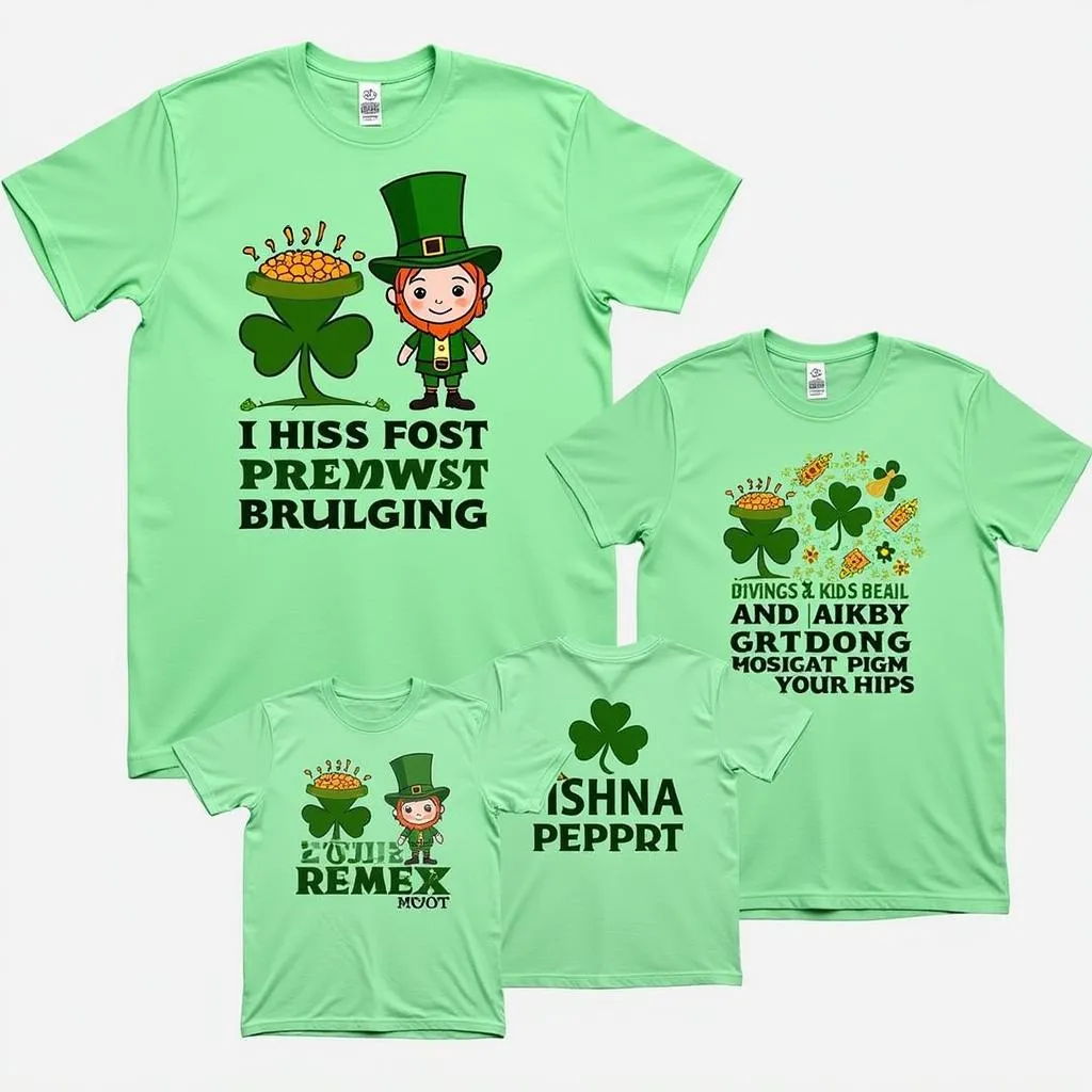 St. Patrick's Day shirt for family events