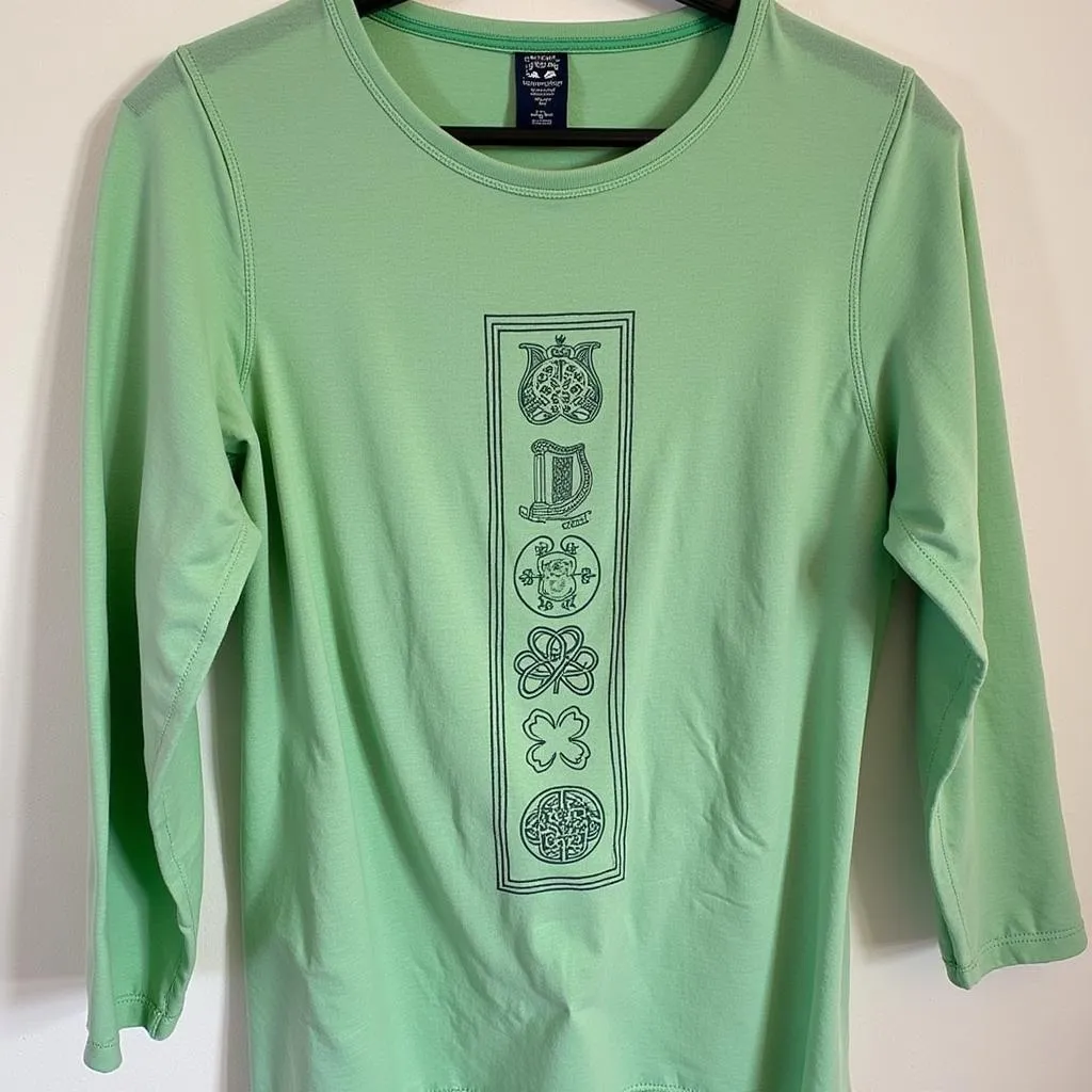 St. Patrick's Day shirt with Irish symbols