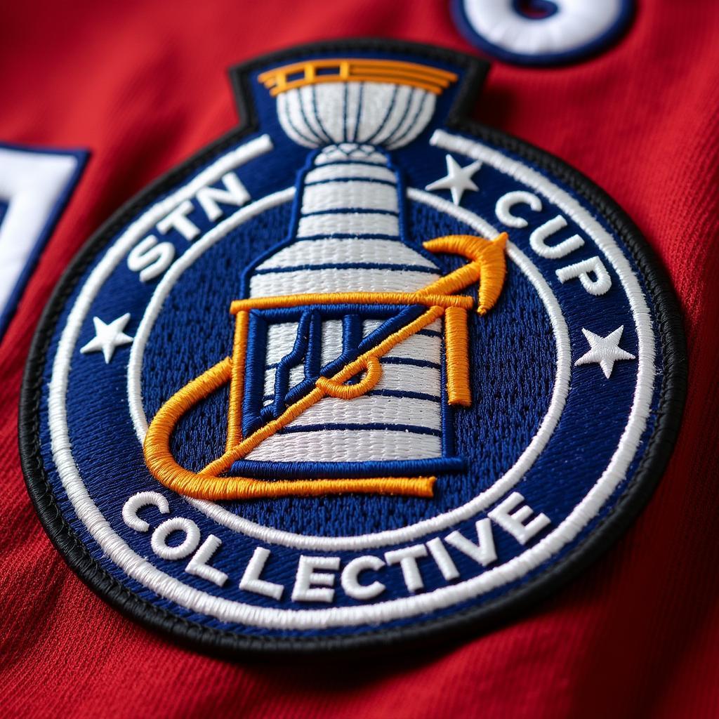 Close-up of a Stanley Cup Patch