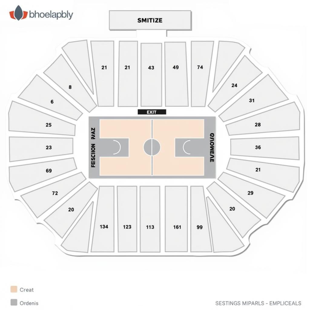 Seating Chart for Section 224 at State Farm Arena