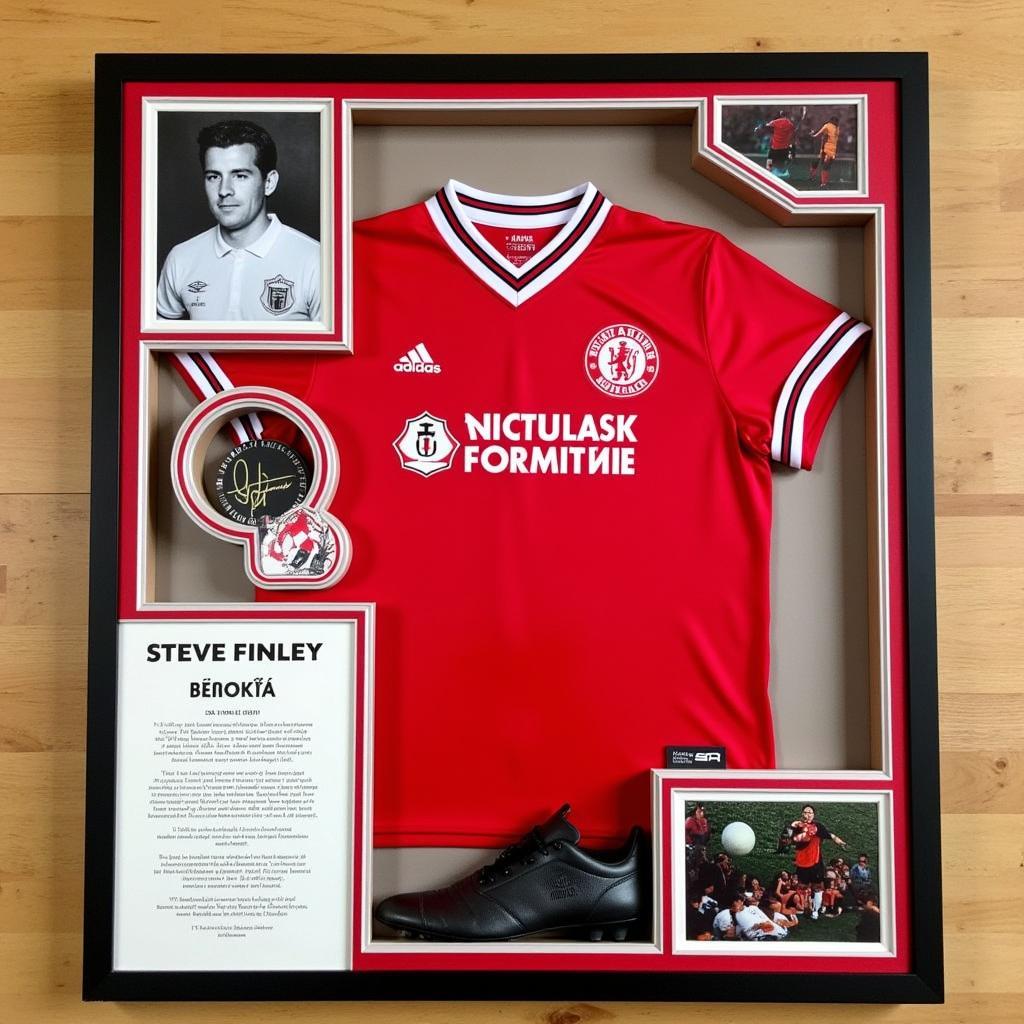  A collection of Steve Finley autographed Beşiktaş memorabilia