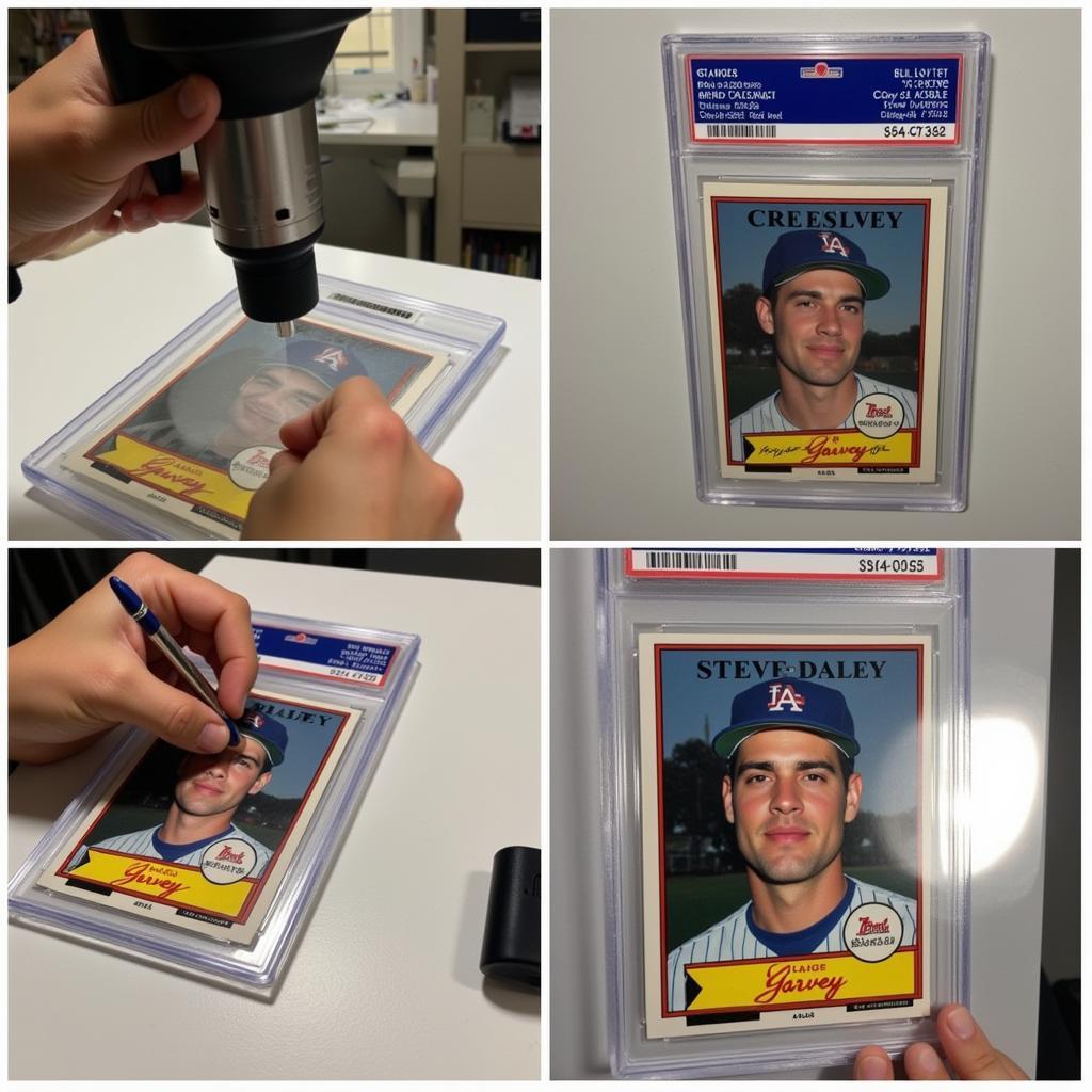 Steve Garvey Baseball Card Grading Process