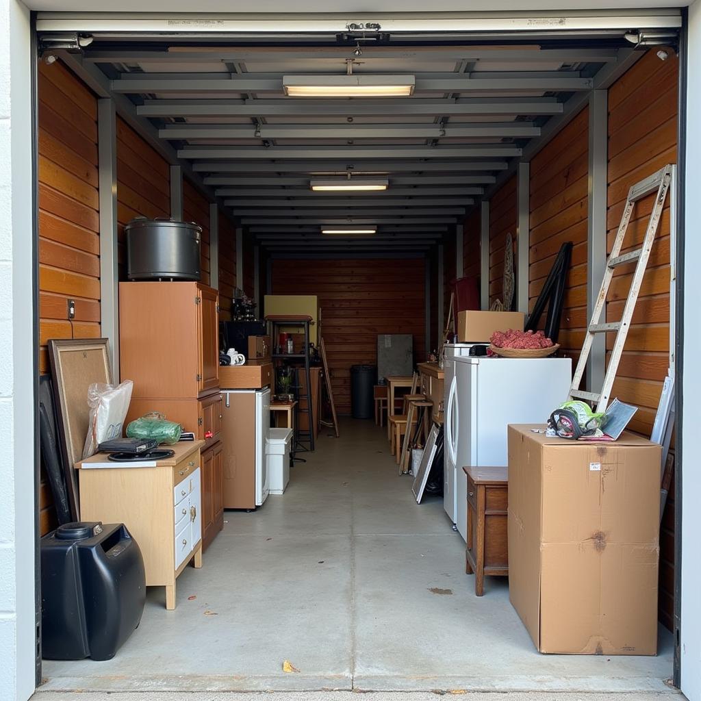 Storage unit contents at a Houston online auction