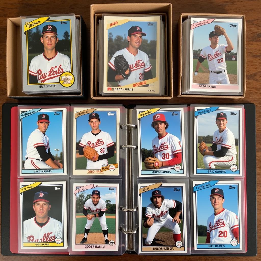 Storing a Greg Harris Baseball Card Collection