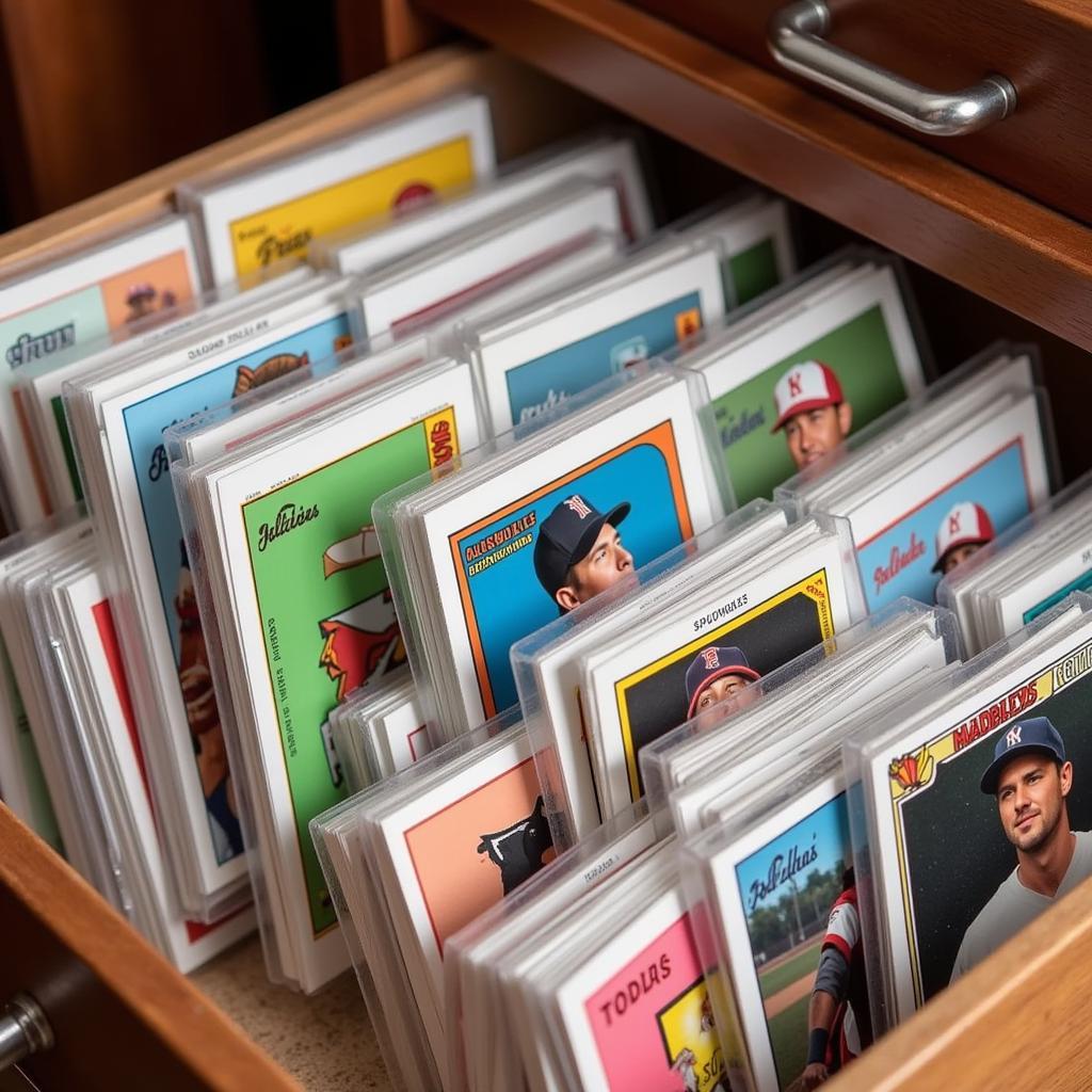 Properly Storing and Displaying Vintage Baseball Cards