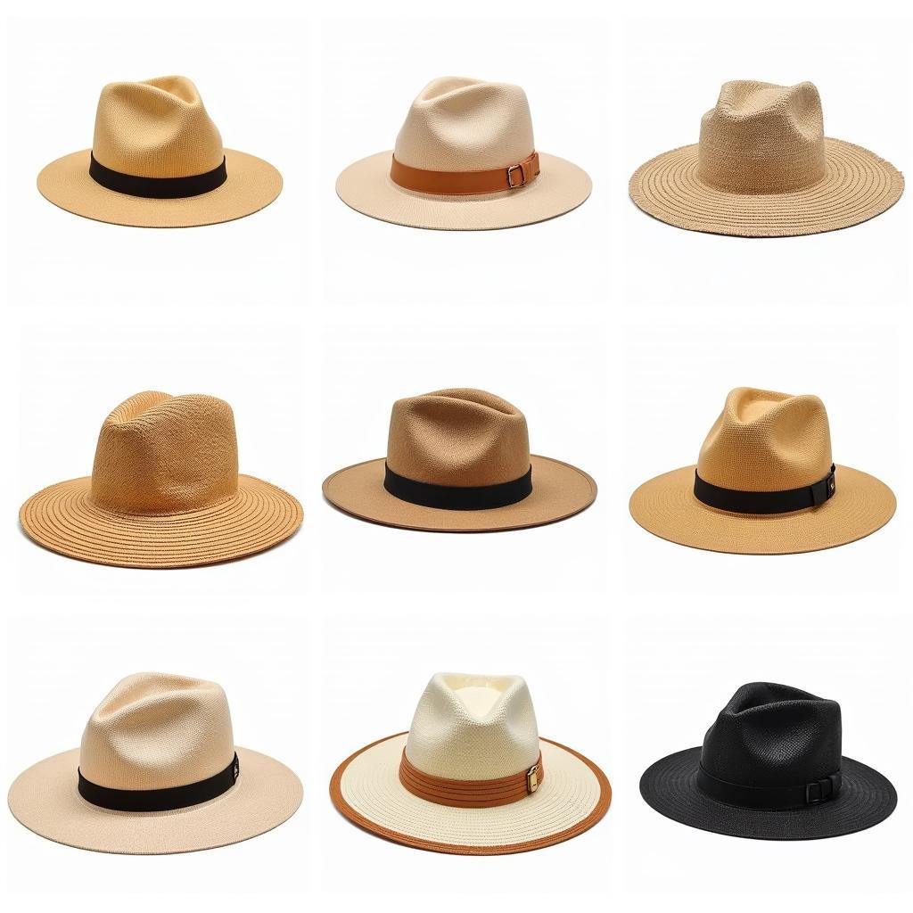 Different Styles of Straw Baseball Caps