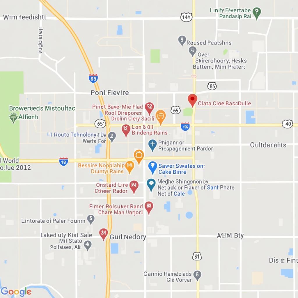 Yard Sale Map of Surprise Arizona