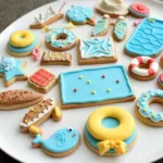 Assortment of Swimming Pool Cookies