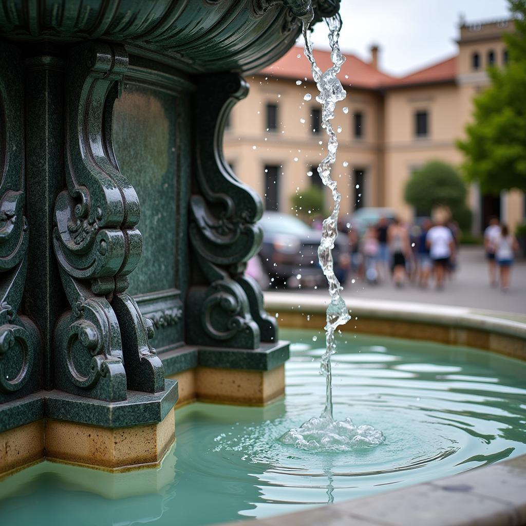 Details of the Tall Fountain