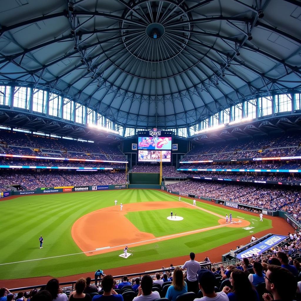 Tampa Bay Rays Playing at Tropicana Field