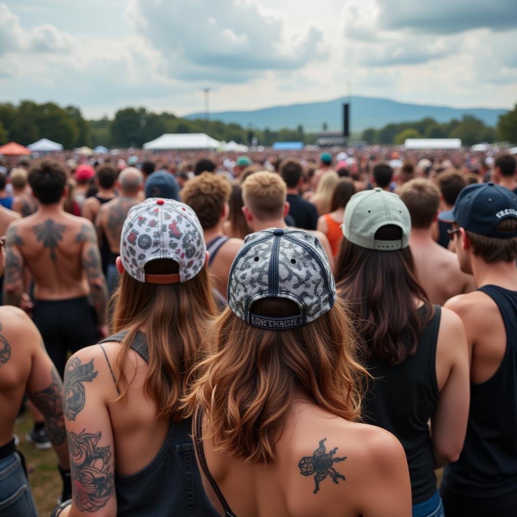 Tattoo Baseball Cap Music Festival