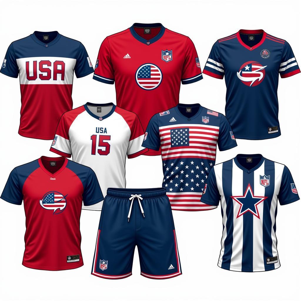 Team USA Jerseys on Display