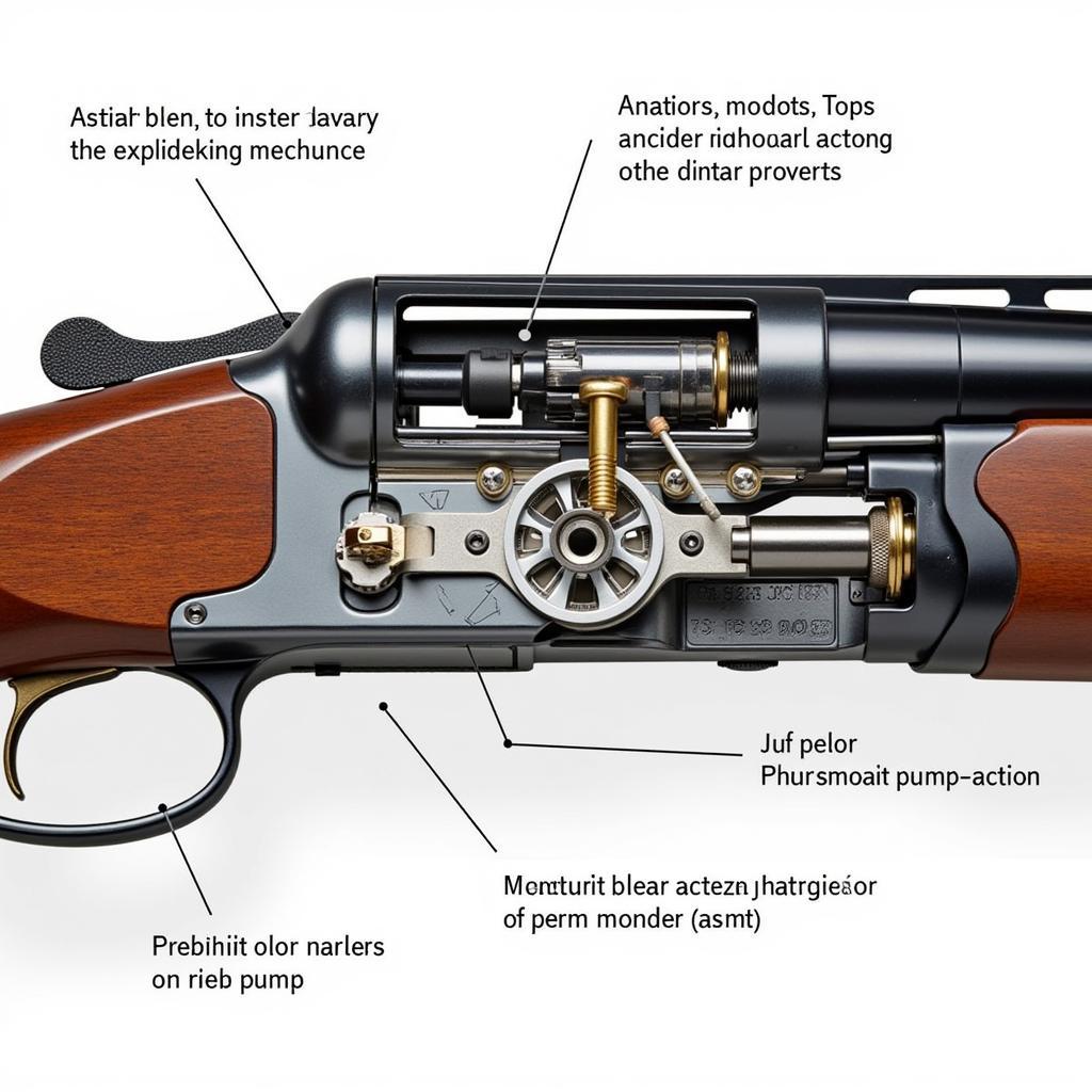 Ted Williams Model 300 shotgun action mechanism