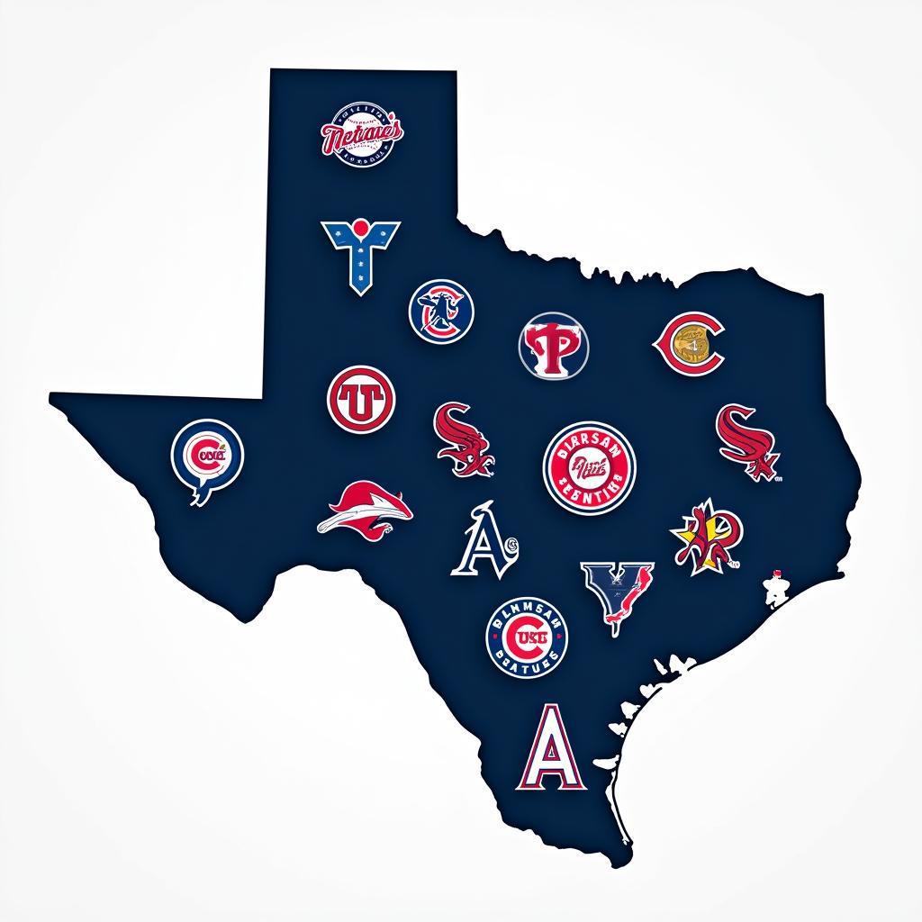 Texas Baseball MLB Teams