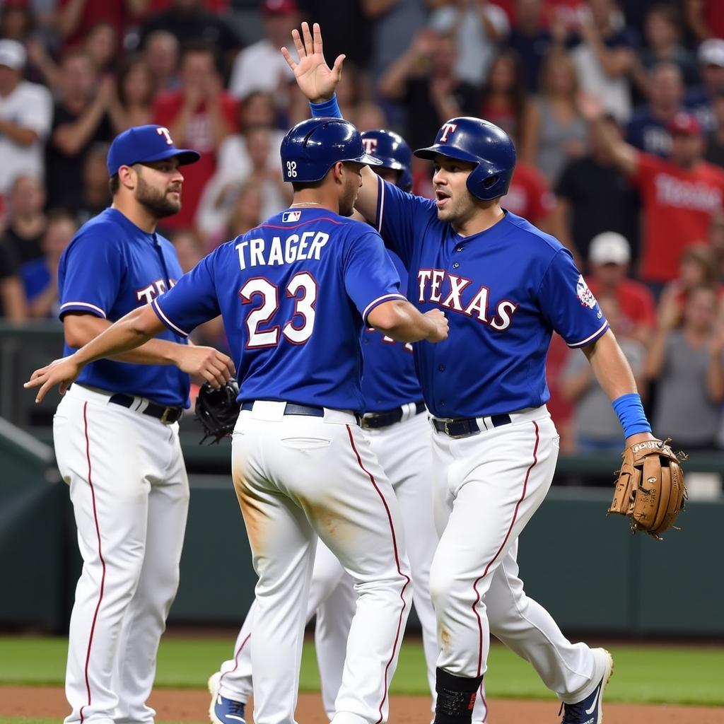 Texas Rangers Celebration