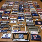 Texas Rangers License Plate Frames: A Variety of Styles