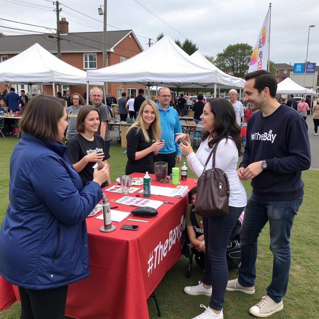 The Bay Radio Station Lancaster at a Community Event