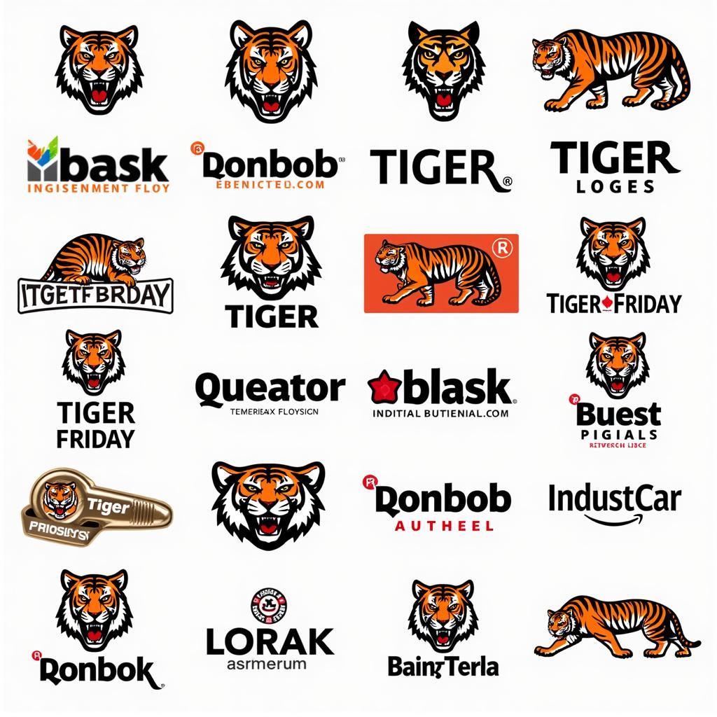 Different Interpretations of the Tiger Friday Logo