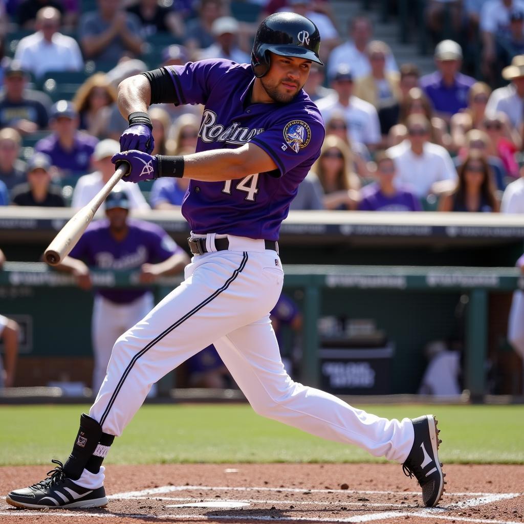 Todd Helton in his Colorado Rockies Jersey