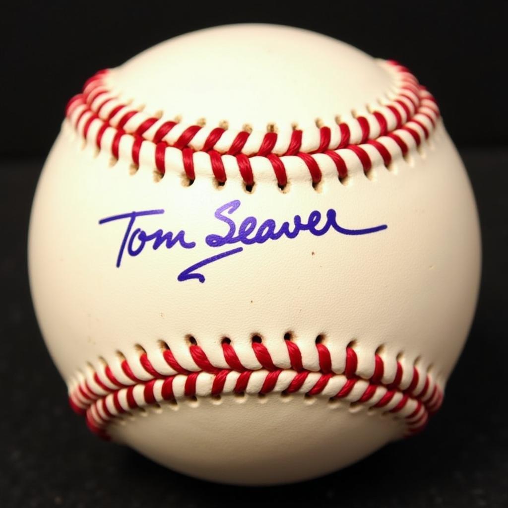 Tom Seaver Autographed Baseball