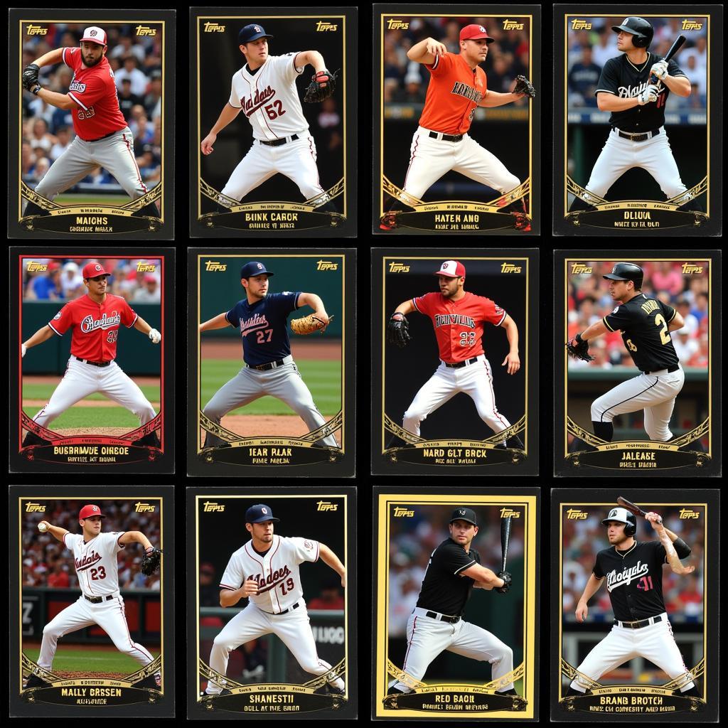 Topps Black Gold Parallel Design